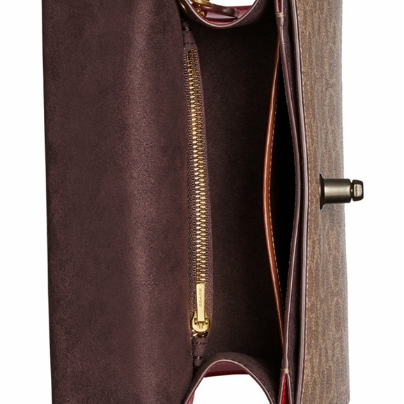 COACH Coated Canvas Signature Parker Handle Bag - Picture 6 of 6
